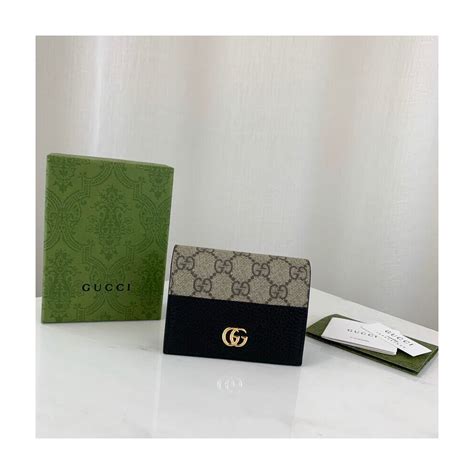 gucci marmont card case wallet review|gucci marmont wallet men's.